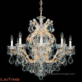 Maria Theresa Gold Clear K9 Crystal Chandelier LED Crystal Lustre Light for Kitchen Hallway LT-81146